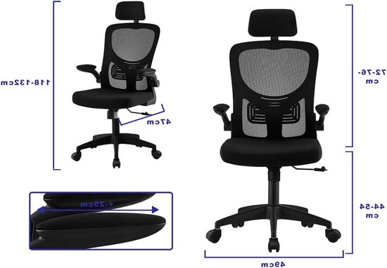 Hbada E1: ergonomische bureaustoel en zitcomfort