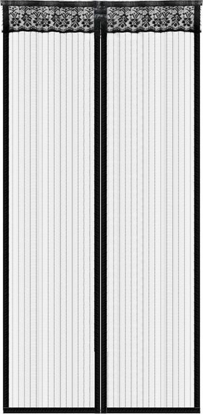 Benefit & Goods - Magnetisch vliegengordijn – Vliegengordijn deur - Zwart -  100 x 230 cm | bol.com