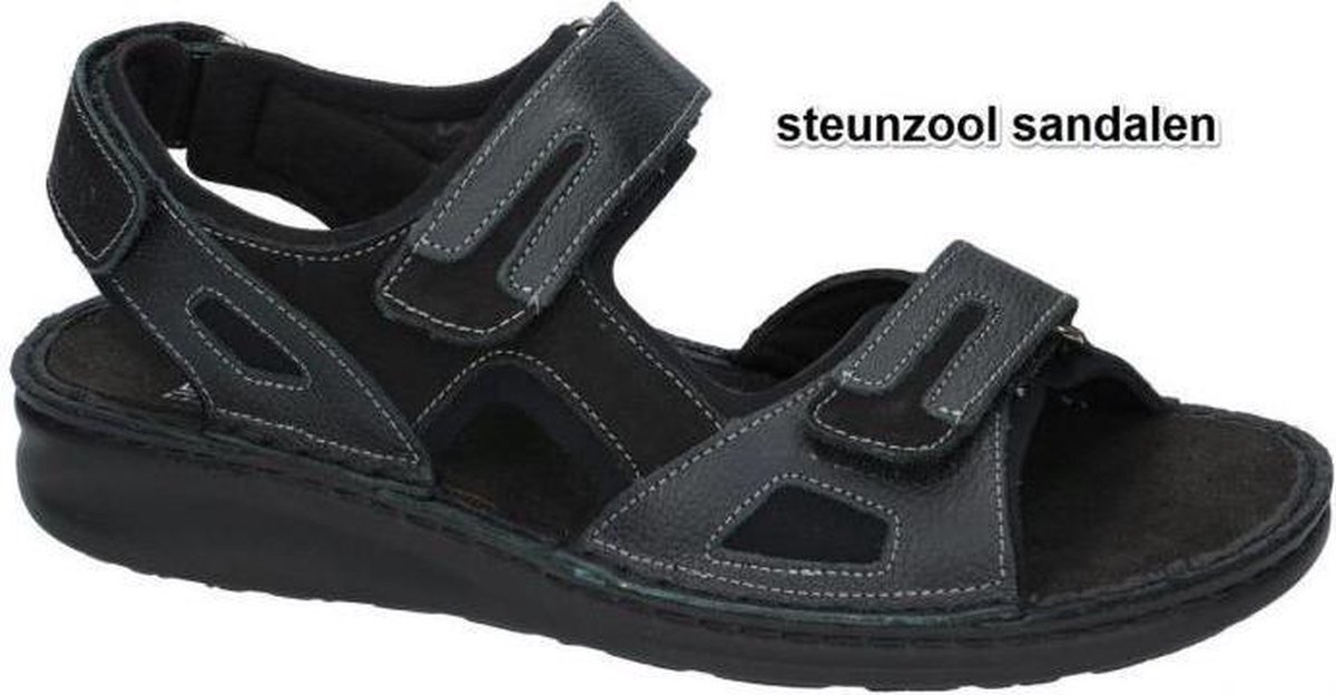 Fidelio Hallux -Heren - zwart - sandalen - maat 41