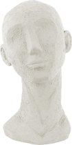 Statue Face Art grande polyrésine ivoire