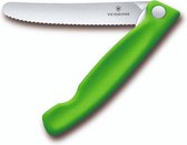 Couteau à Tomate Pliable Victorinox Swiss Classic - 11cm - Cartel - Vert
