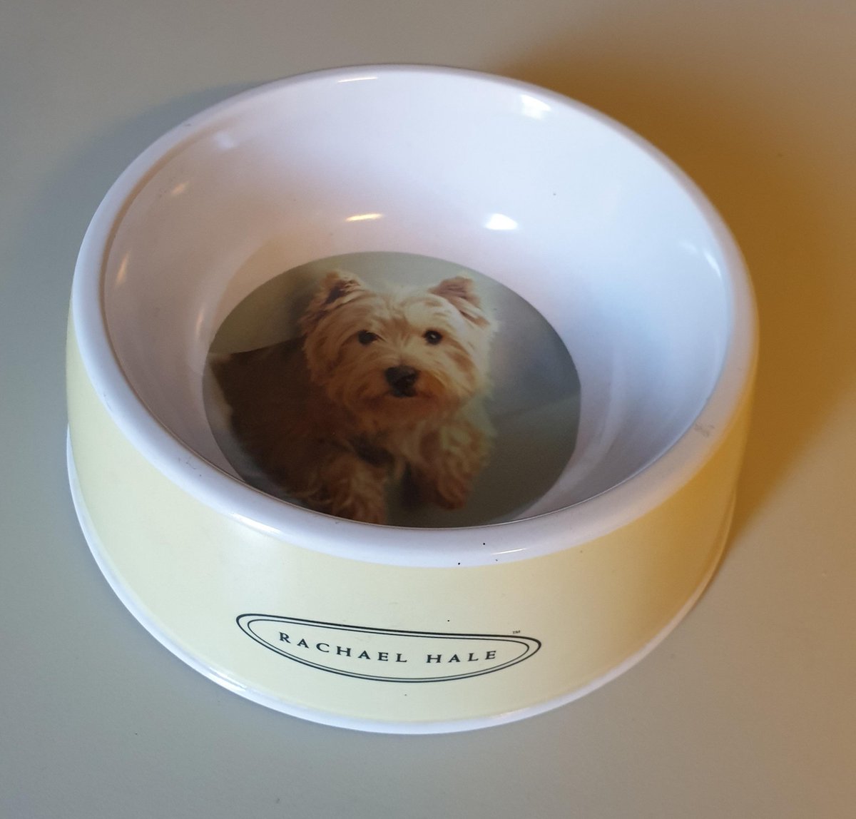Rachael Hale voerbak hond West Highland white terrier 15 cm