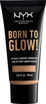 NYX Professional Makeup Born To Glow! Naturally Radiant Foundation - Tan BTGRF12 - Foundation - 30 ml