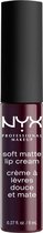 NYX Professional Makeup Soft Matte Lip Cream - Transylvania - Liquid Lipstick - 8 ml