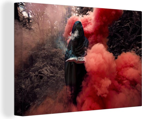 Canvas Schilderij Aap make-up Meisje Prints Schattige Dieren Poster Wall Art Foto voor Woonkamer Slaapkamer Muur Decor schilderij (70x115cm/28x45inch) Intern frame