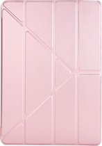 Shop4 - iPad 10.2 (2020) Hoes - Origami Smart Book Cover Rosé Goud
