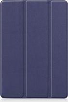 Shop4 - iPad 10.2 (2020) Hoes - Smart Book Case Donker Blauw