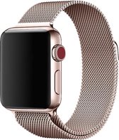 Shop4 - Bandje voor Apple Watch SE 44mm - Metaal Goud