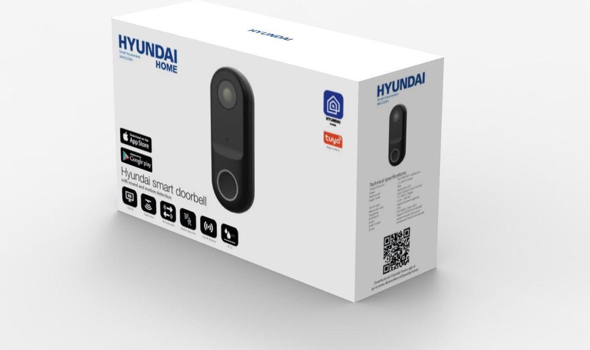 Hyundai Home - Smart Video deurbel - met camera en speaker | bol.com