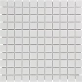 0,90m² - Mozaiek Tegels - Barcelona Vierkant Extra Wit 2,3x2,3