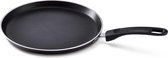 Kitchen Fun Salsa Pannenkoekenpan D24cmlange Handgreep - Alle Vuren - Aluminium