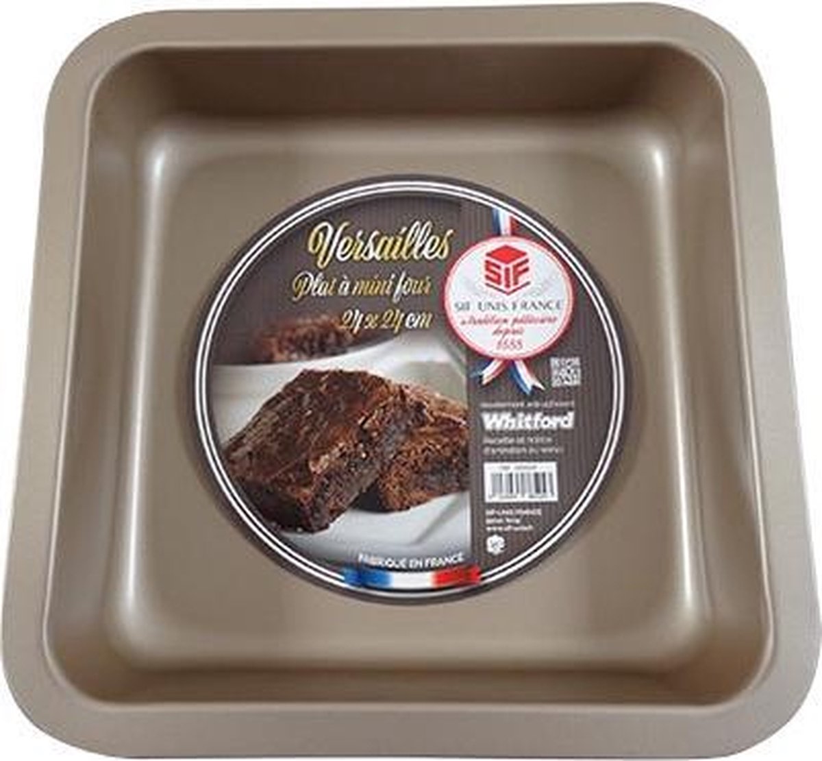 Versailles Ovenschotel 24x24cm Bruinnon Stick