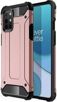 OnePlus 8T Hoesje Shock Proof Hybride Back Cover Rose Gold