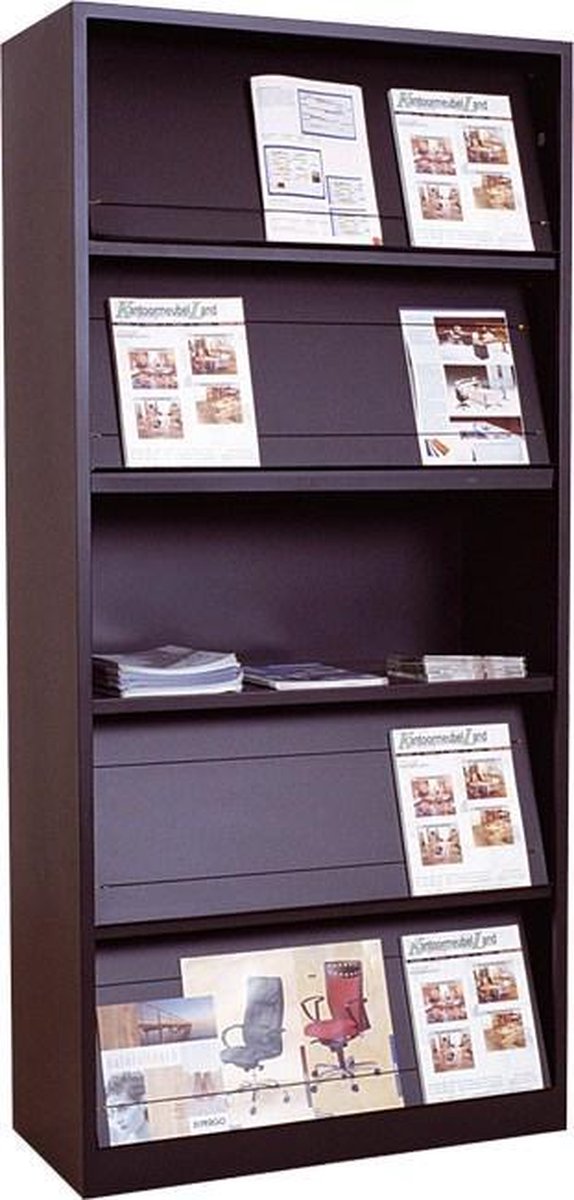 Tijdschriftenkast 195x100x42cm Licht grijs