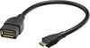 Hama 173892 USB-kabel 0,15 m Micro-USB B USB A Zwart