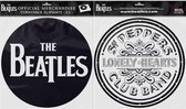 The Beatles Platenspeler Slipmat Drop T Logo & Sgt Pepper Drum Multicolours