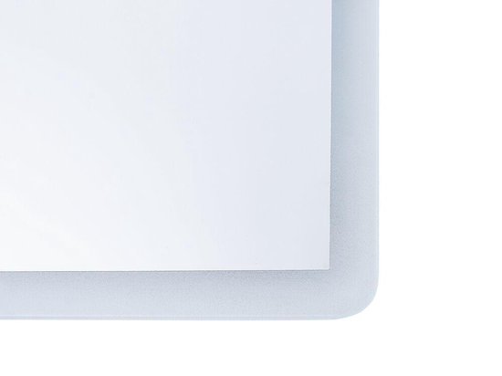 Beliani CORROY - Miroir LED- Argent - Glas