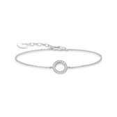 Thomas Sabo Dames-Armband 925 Zilver Kleur steen One Size 87560961