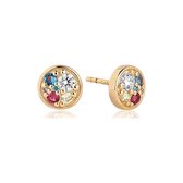 SIF JAKOBS JEWELLERY NOVARA PICCOLO EARRINGS SJ-E1055-XCZ(YG)