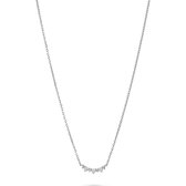 Favs Dames ketting 925 sterling zilver 10 Zirconia One Size 87957098