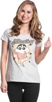 Shin Chan Dames Tshirt -L- Dance Grijs