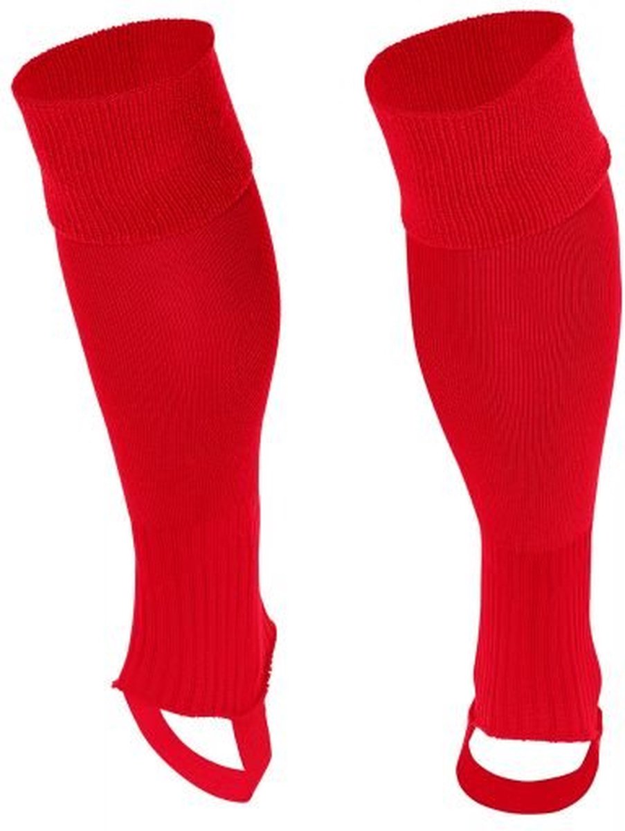 Stanno Uni Footless Sock - Hockey - Rood - Voetloze sokken - Schoenmaat 29-33