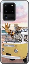 Samsung S20 Ultra hoesje - Wanderlust | Samsung Galaxy S20 Ultra hoesje | Siliconen TPU hoesje | Backcover Transparant