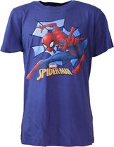 Marvel Comics Spider-Man Kids T-Shirt Blauw - Officiële Merchandise