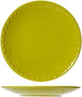 Fine Pearls Lime Plate Dessert D21.3cm