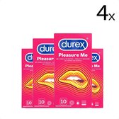 Préservatifsf Durex Pleasure Me 10pcs x4