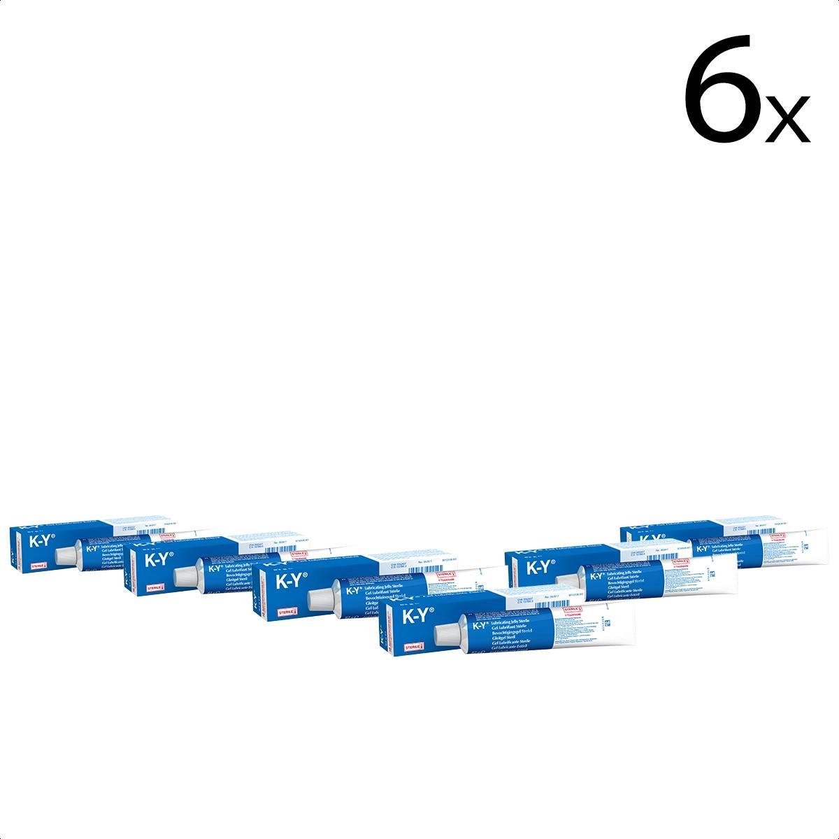 Goedkoopste K-Y Bevochtigingsgel Steriel Glijmiddel - 82ml x6