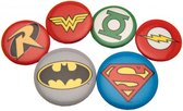 DC Comics Pin Badges 6-Pack Logos