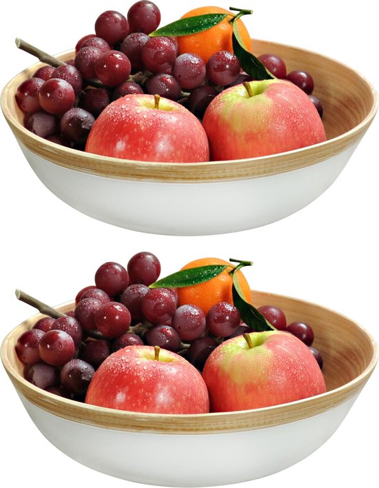 Fruitschaal, 9 inch plastic serveerschalen Grote capaciteit Fruithouder Fruitschaal, 9 inch plastic serveerschalen Grote capaciteit Fruithouder
