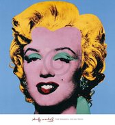 Kunstdruk Andy Warhol - Shot Blue Marilyn 65x71cm