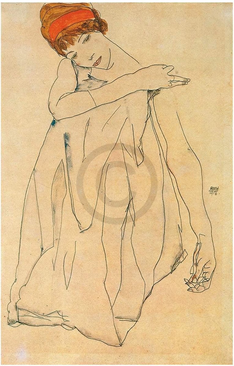 PGM Kunstdruk Egon Schiele - Die Tänzerin 40x50cm Divers