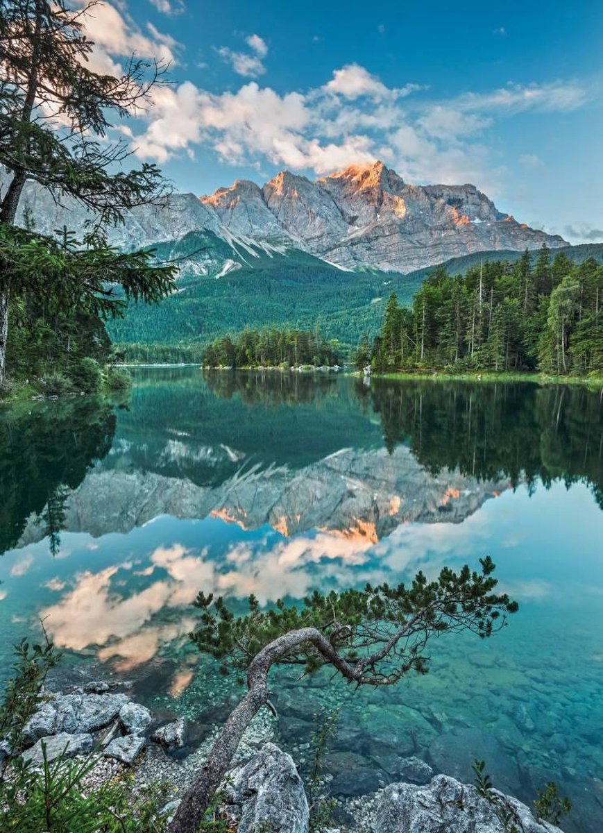 Fotobehang Mirror Lake