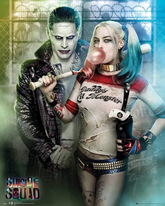 GBeye Suicide Squad Joker et Harley Quinn Poster 40x50cm | bol