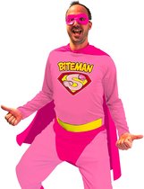 SUD TRADING - Roze Biteman kostuum voor mannen