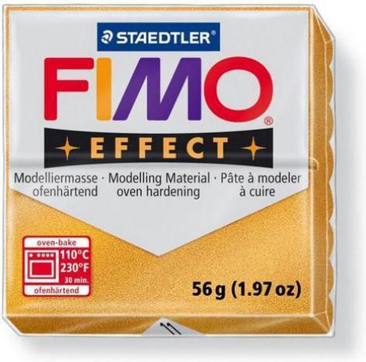 Fimo Effect metallic goud 56g 8020-11