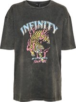Vmforever Oversized Print T-shirt 10232956 Black/infinity - Maat S