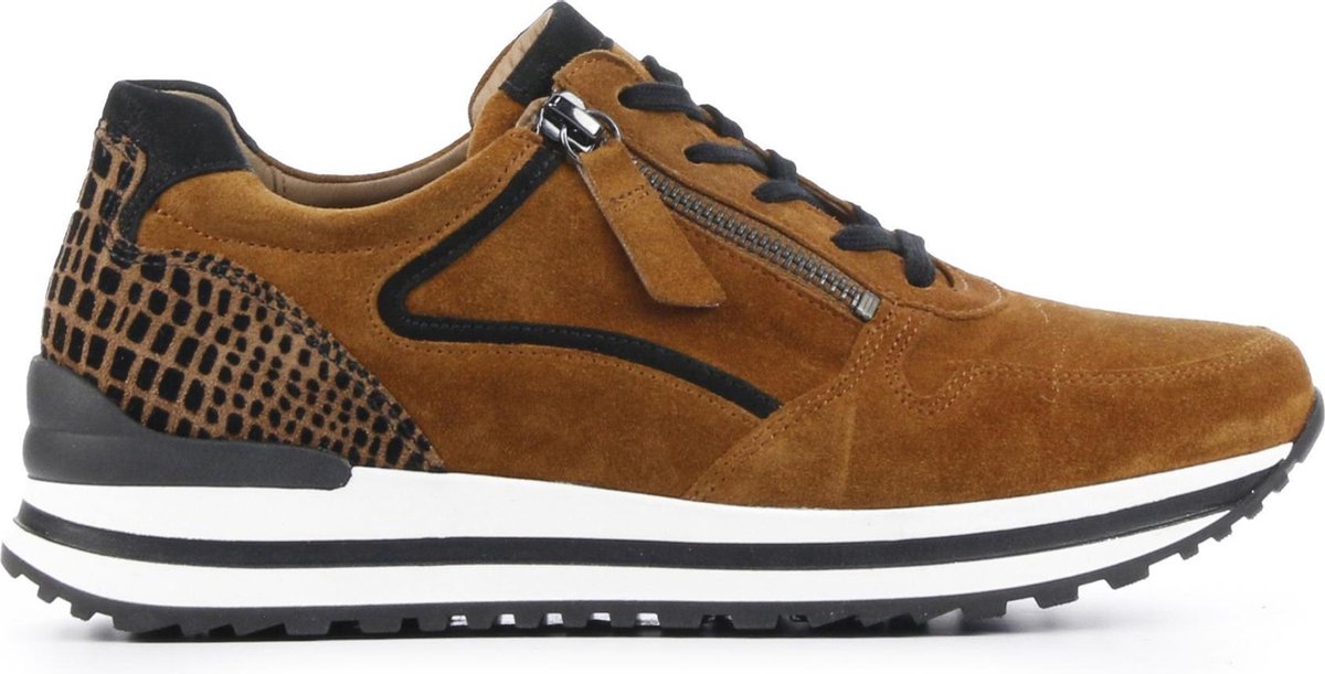 Gabor Comfort sneakers cognac - Maat 36 | bol.com