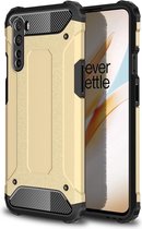 OnePlus Nord Hoesje - Armor Hybrid - Goud