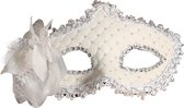 Fiestas Guirca Masker Flowers Dames Polyester Wit One-size