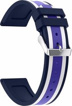 bracelet watchbands-shop.nl - Samsung Galaxy Watch (46mm) / Gear S3 - Bleu / Vert