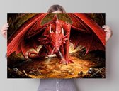 Poster Anne Stokes - dragons lair 61x91,5 cm