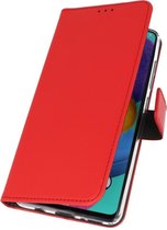 Wicked Narwal | Wallet Cases Hoesje voor Samsung Samsung Galaxy A70e Rood