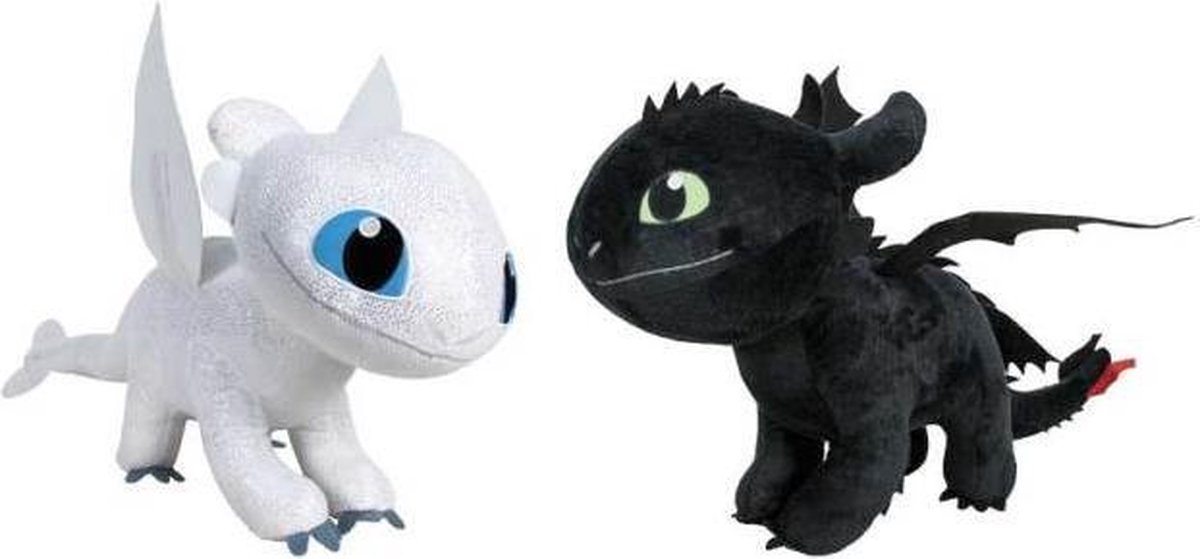 light fury and toothless plush