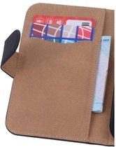 Bookstyle Wallet Case Hoesjes voor Galaxy Note 4 N910F Zwart