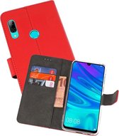 Booktype Telefoonhoesjes - Bookcase Hoesje - Wallet Case -  Geschikt voor Huawei P Smart 2019 - Rood