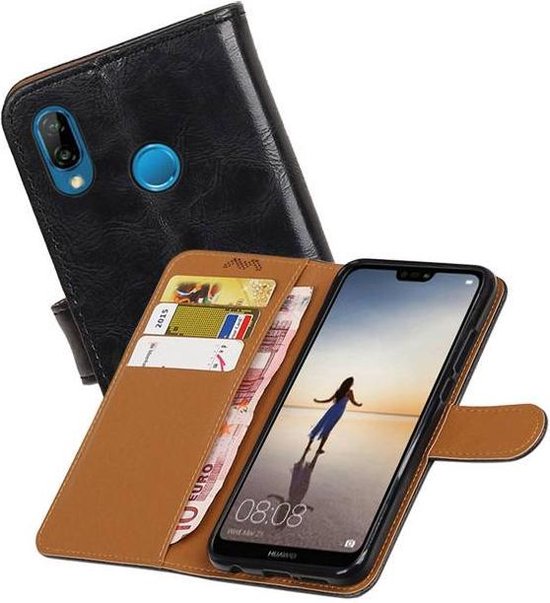 Étui Bookstyle Miroir Pour Huawei P20 Pro | Coque Rabat Avec Miroir De Maquillage | Protection Complète Et Fonction Support